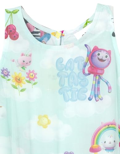 DREAMWORKS GABBY'S DOLLHOUSE Pandy Paws Kitty Fairy Cakey Cat DJ Catnip Girls Mesh Dress Toddler to Big Kid3