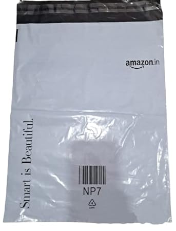 RAGI Packing Supply Amazon Printed Courier Bag 60 Micron 12 X 16 Inch (NP7) - Pack of 100