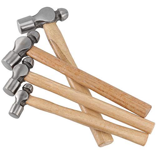 ZEONHAK 4-Piece Ball Peen Hammer Set