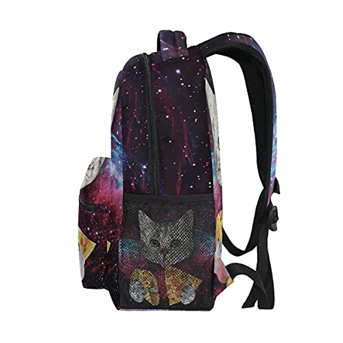 Umiriko Galaxy Cat Pizza Taco Backpack For Boys Girls School Bookbag Back Pack 20206753 #TOP2