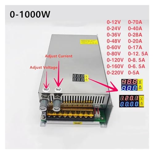 Transformateur réglable 220V à DC 0-60V 1000W alimentation affichage numérique - 2