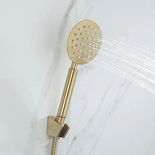 Robinet de baignoire mural mitigeur douche complet avec flexible 1,5m inox