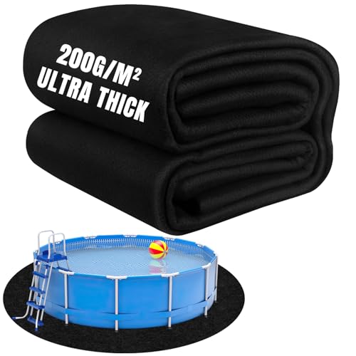 【Dimensioni Adatte e Tagliabile】 Diametro: 5,5 m · Peso: circa 4,7 kg · Spessore: 200 g/m². La dimensione è adatta alla maggior parte delle piscine fuori terra e vasche idromassaggio. All’occorrenza può essere facilmente tagliato con le forbici per adattarsi alle esigenze.