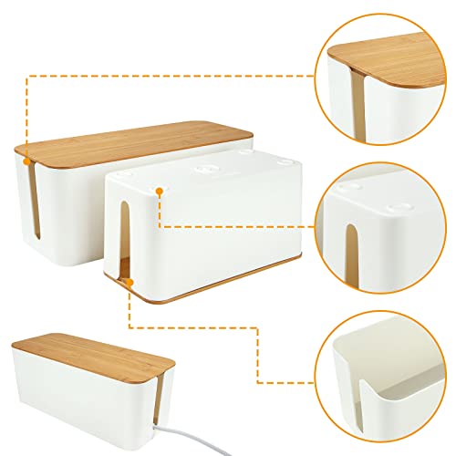 Boîte de rangement de câbles pour sécuriser et organiser les multiprises - 3