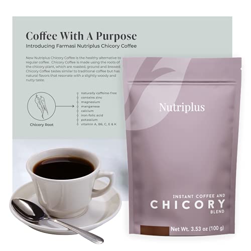 Nutriplus Chicory Coffee - Instant Coffee And Chicory Blend 3.53 Oz Bag #TOP1