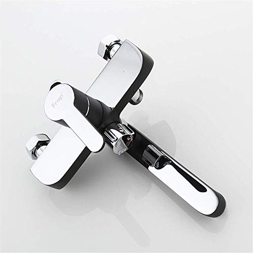 Ensemble de douche de baignoire de salle de bain complet en chrome - 7