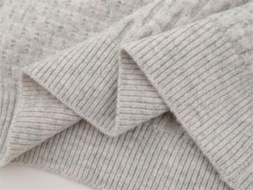 Men’S Retro Knitted Pullover Sweater Simple Loose Crew Neck Long Sleeve Casual Autumn Winter Solid Color Top 6