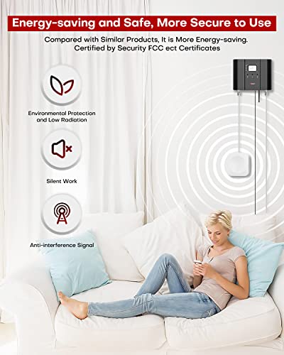 Hiboost Cell Phone Signal Booster For Home And Office, 5,500 Sq Ft, Boost 5G 4G Lte Data For Verizon At&T And All U.s. Carriers, Fcc Approved (10K Smart Link) #TOP5