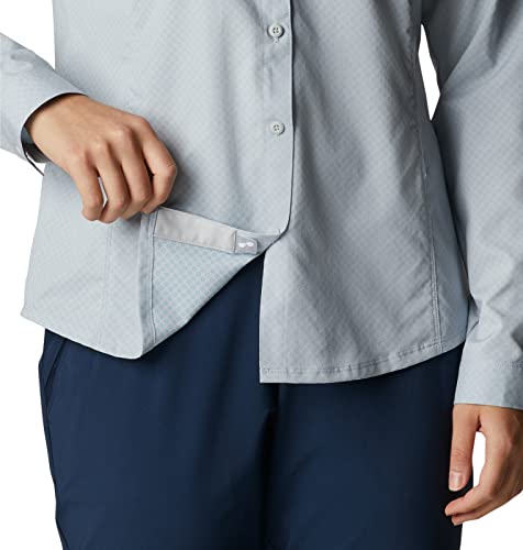 Columbia Women's Cool Release Long Sleeve Woven, Cirrus Grey, X-Large #TOP5