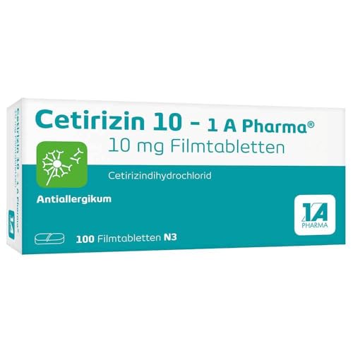 Cetirizin 10-1A Pharma 100 stk