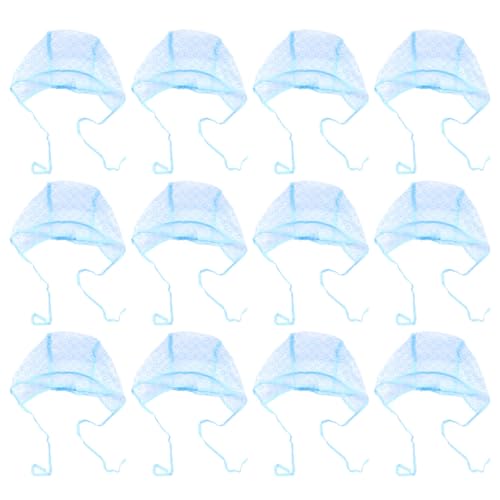 TEHAUX Gorros Desechables para Mechas Protector de Cuello y Borde, Tamaño Único Cómodo para Teñido Profesional del Cabello, Pack de 12 Unidades para Peluquería y Salón de Belleza