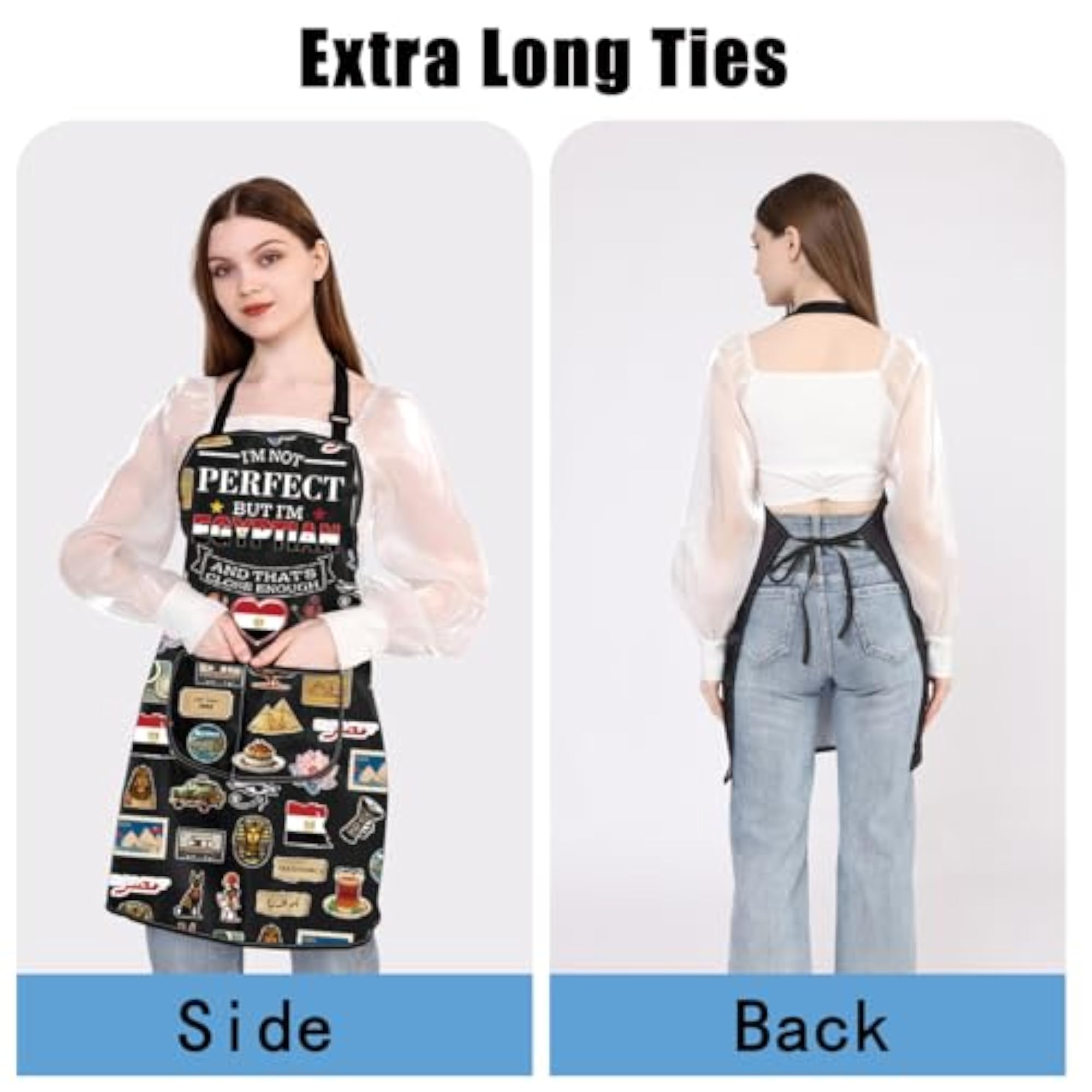 Egyptian Kitchen Apron, Travel Souvenir Gift
