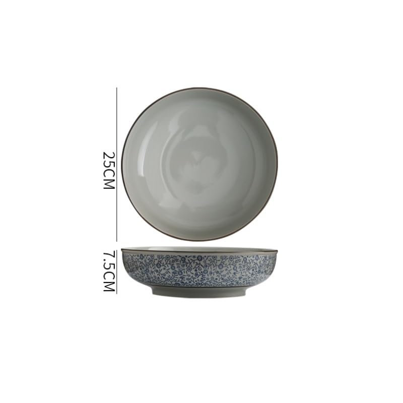 Insalatiere Insalatiere Ciotola Zuppa Ciotola for zuppa in ceramica for uso domestico Insalatiera da 9,8 pollici Insalatiera di grande diametro Ciotola for verdure for ristorante Ciotole da Cucina Cio