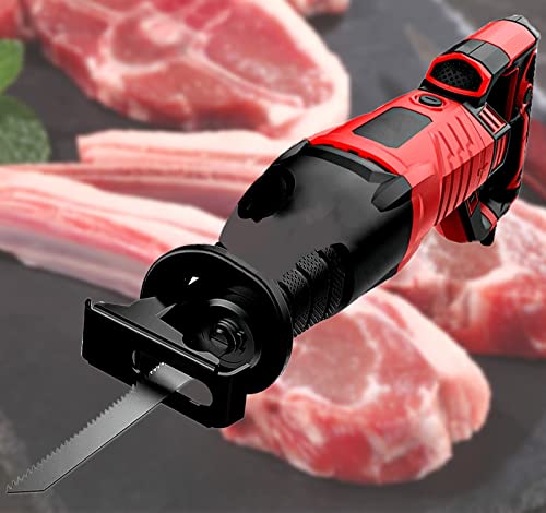 Elektrisch Metzger Knochensäge Profi Edelstahl Fleischersäge Knochensäge, Fleischsäge Maschine für Küche und Schlachthöfe, 1050W, Stufenlose Geschwindigkeitsänderung Cover