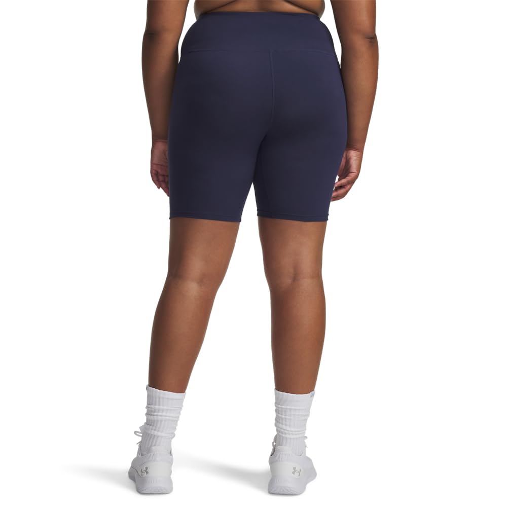 Under Armour Damen Motion Bike Shorts, (403) Washed Navy/Midnight Navy, 3X – Ansicht 2