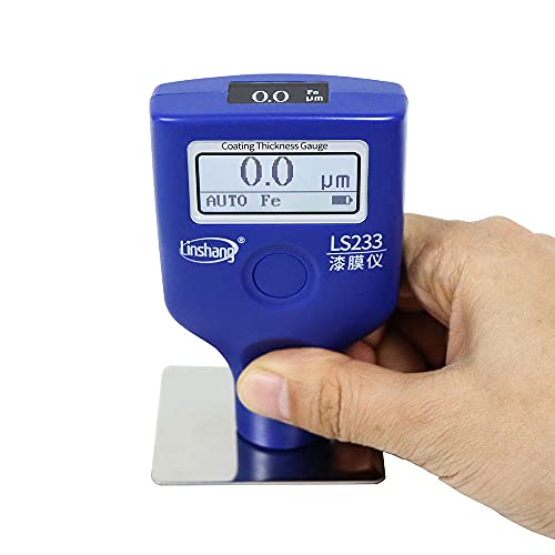 Medidor de Espesor de Pintura Automotriz LS233 con Doble Pantalla Fe/NFe miniatura 1
