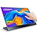 Produktbild Portable Touchscreen USB C Monitor, UPERFECT 15.6" FHD 1920x1080 HDR Dünnste Display Gaming Bildschirm Halterung Integrierte & Rahmenlose Lünette Glas HDMI Laptop-Display