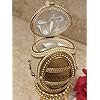 Vintage-Onlyone-Faberge-Russian-Designer-Wreath-Frame-Musical-Egg-Fabrege-Egg-Friendship-Ornament-24k-Gold-HANDCARVED-Real-Egg-Trinket-Collectors-Item-1996-200-Pearl-Swarovski-Diamond-4ct-Crown-Regal