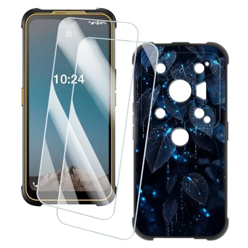 OAGELIM 2�Z�b�g �X�N���[���v���e�N�^�[ + �P�[�X AGM Glory G1S Pro (6.53 �C���`) �Ƃ̌݊������� �A�[�e�B�X�e�B�b�N�J�X�^���v�����g�J�o�[�Ƌ����K���X�t�B���� �X�N���b�`�h�~ (�t)