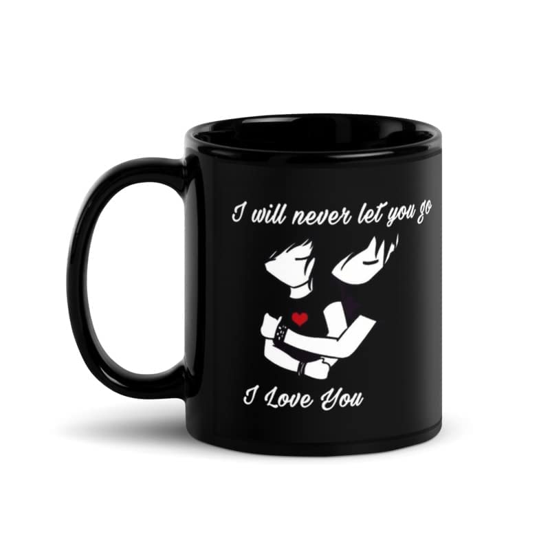 Image of Ceramic Printed Tea Coffee Mug, Love Quotes Cup, Best Gift for Wife, Husband, Girlfriend, Boyfriend, Anniversary, Valentines Day (Design-1)