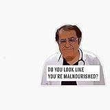 LAD Studio Dr Now - Do You Look Like You are Malnourished, Digital Artwork Sticker Vinyl Bumper...