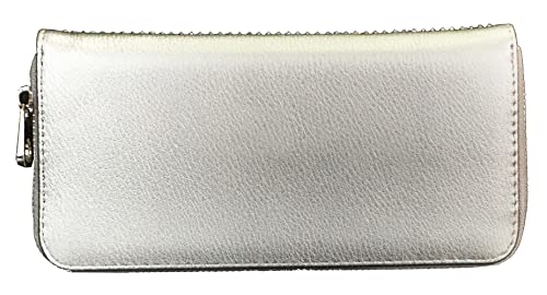 Diamond Gem Sparkle Rhinestone Wallet - Bling Wallet (Silver)3