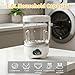 Portable Washing Machine, 6000mAh Underwear Washing Machine, 1.6L Cordless Mini Washer, 3 Cleaning Modes Laundry Machine, Built-in Storage Design for Apartment, Hotel, Dorm, RV, Home (White)