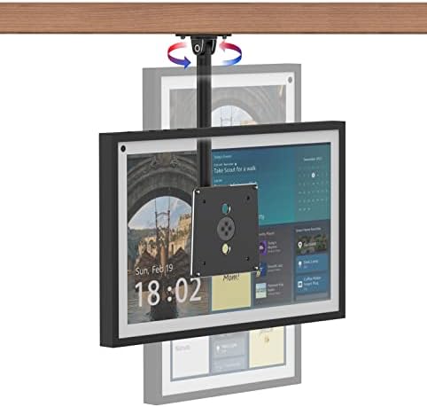 ITSHOM Under Cabinet Mount, for Echo Show 15 Smart Display, Swivel Left to Right, Rotate for Portrait or Landscape, Up and Down Tilt Under-Cabinet Mount