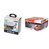 【 セット買い 】 カーメイト(CARMATE) GIGA H4 【適合車種例 ハイゼットカーゴ・バン R3.12~ S700V/S710V/S700W/S710W ハロゲン仕様車】 Hi 3600lm / Lo 3200lm 耐久試験 5000K 雨天や雪でも見やすい白色光 LED 長寿命 12V C3600シリーズ BW565 + ハイゼットカーゴ 専用コンソールボックス NZ854