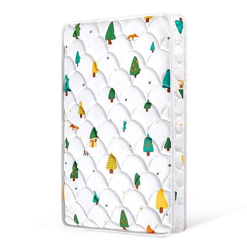 Mini Crib Mattress 38" x 24" x 4"- Firm Support