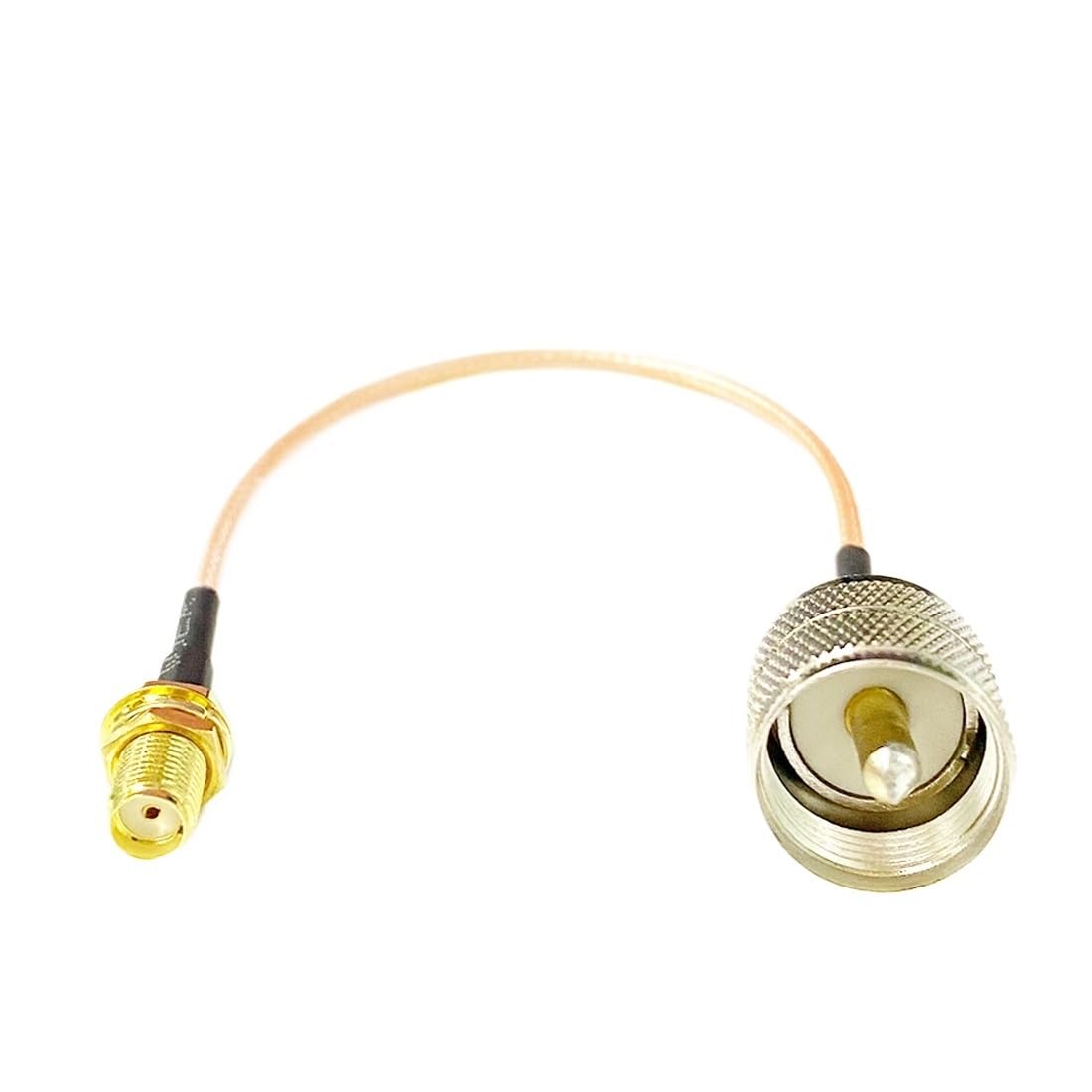 LIHUA żeński do NT*N/C BNC UHF MCX MMCX TS9 CRC9 kabel złączowy elastyczny prosty RG316(SMA-UHF, 200 cm)