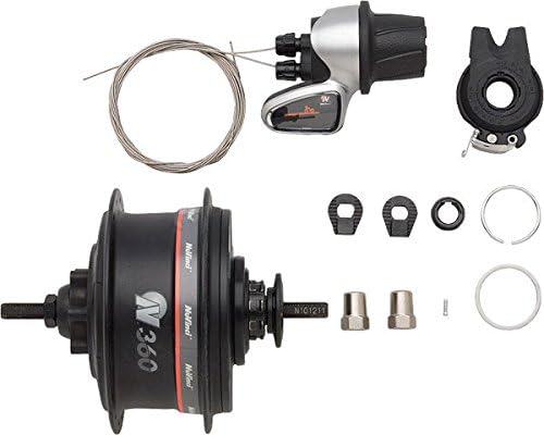 HUB Black Rear NUVINCI VARsp N360 DISC 36 Black