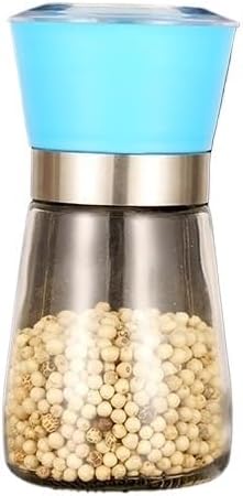 Manual Grinder Kitchen Stainless Steel Glass Seasoning Bottle
