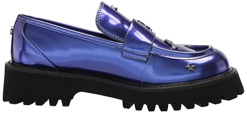 Image of Karl Lagerfeld Women's Gaston Lug Sole Loafer with Pin Embellishments