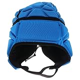 CÓMODO --- Textura ligera y suave. Este casco de fútbol está equipado con múltiples rejillas de ventilación para expulsar el calor y la humedad durante el juego, lo que ayuda a mantener la cabeza seca.