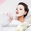Maitys 5 Pieces Reusable Silicone Facial Mask, Moisturizing Skin Treatment Mask, Elastic and Stretchable, Suitable for Most Women and Girls, White