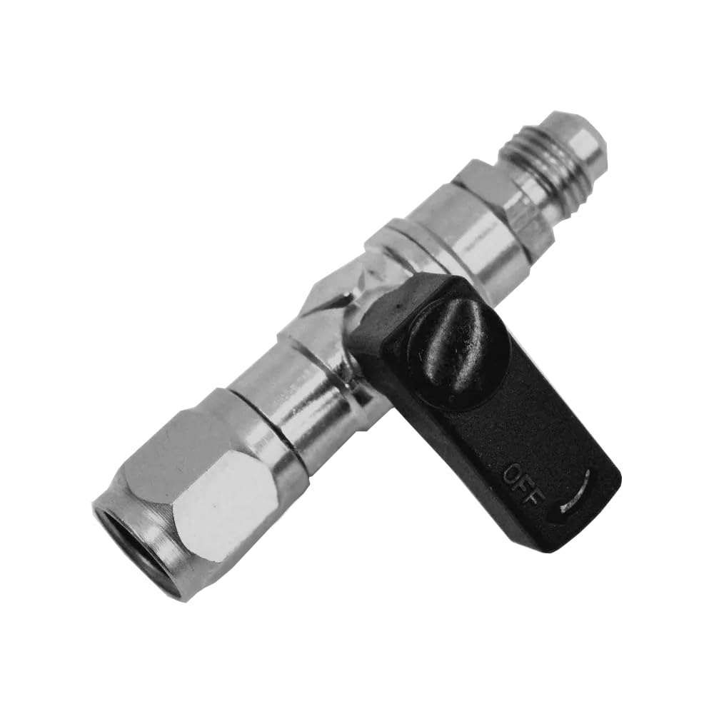 3S SuperSamaStore Rubinetto 1/2'' Acme Sinistro Fisso Femmina x 1/4'' Sae Maschio, per Bombolette R32 e R290
