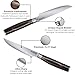 Yatoshi Steak Knife Set - 6 Piece Ultra Sharp High Carbon Stainless Steel, Hidden Tang, with Pakkawood Handles