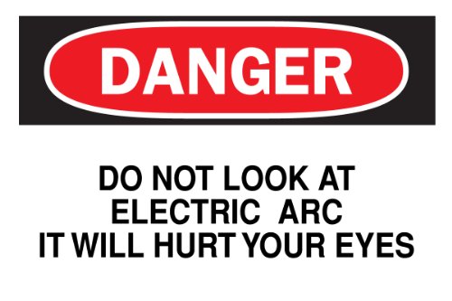 Panneau de danger autocollant Brady 85008 polyester sécurité