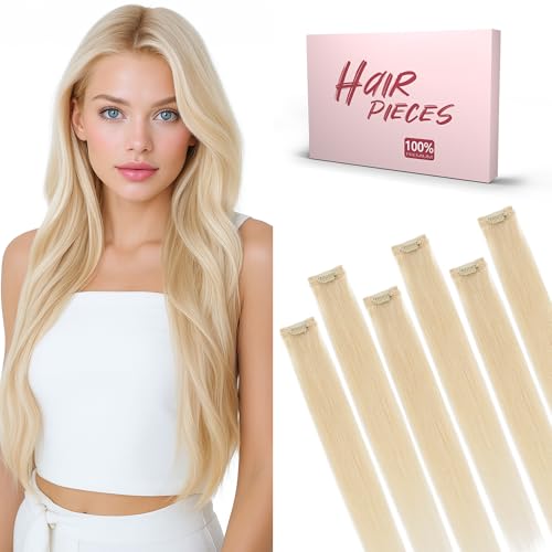 SEGO Single Clip In Hair Extensions Real Human Hair Short