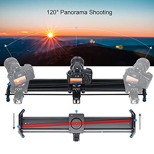 Gvm Gt-J80D Motorized Camera Slider Aluminum Alloy Slider Time Lapse Video Shot Camera Dolly Slider With Controller For Dslr Camera Dv Video Camcorder Film Photography #TOP2