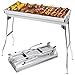 Barbecue pieghevole portatile per cucinare all'aperto, campeggio,...