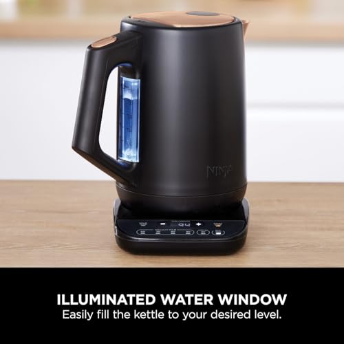 Ninja Perfect Temperature Kettle, 1.7L, LED Display, Easy to Use Kettle with Rapid Boil and Temperature Control & Hold, Black & Copper, KT200UKCP - Image 7