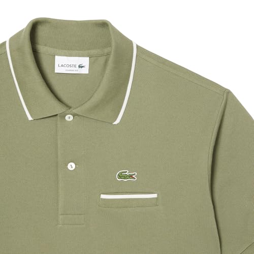 Image of Lacoste Men's Classic Fit Pocket Accent L.12.12 Polo Shirt