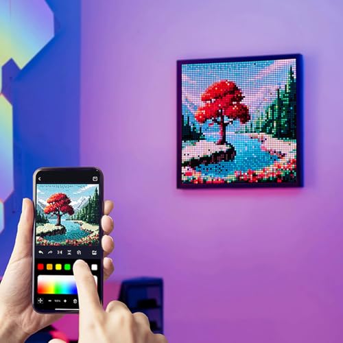 Affichage LED 64x64 programmable bluetooth pour deco gaming lumineuse
