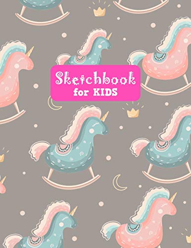 Sketchbook for Kids: Pretty Unicorn Large Sketch Book for Drawing, Writing, Painting, Sketching, Doodling and Activity Book- Birthday and Christmas ... Teens and Women - Nathalie Modern Press # 031 image 3