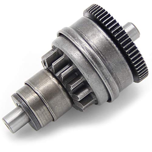 Kimllam Starter Drive Bendix for Suzuki Starter Motor Pinion Gear (14T/61T) - CW(Right Rotation Forward Rotation) - Compatible with Suzuki 31370-22G00, 31370-37B01, AD50, AE50, AG50, AJ50, AH50, AP50