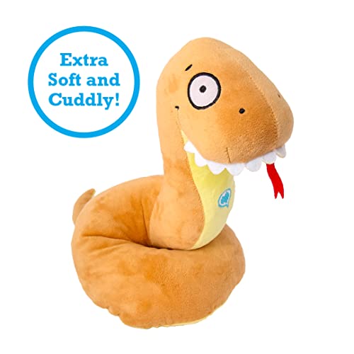 Mighty Mojo Silly Sounds Plush Talking Stuffed Animal - Makes Over 20 Silly Sounds - Burps, Farts And Roars - 10 Inches – Silly Snake Plush Toy - Therapy Doll #TOP4
