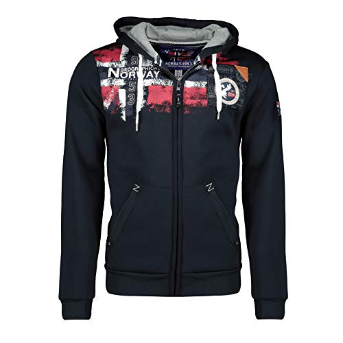 Geographical Norway FESPOTE Men - Sudadera Bolsillo Canguro Hombre - Sudadera Logotipo Hombre -...