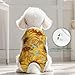Hand Drawn Sunflowers Theme Recovery Suit for Dogs Cats Dog Recovery Suit Fit Female and Male Spay Pets Pet Surgery Suit